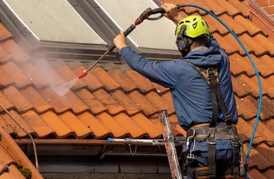 Démoussage et hydrofuge de toiture à la Flamengrie